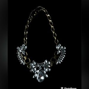 Chunky jeweled necklace